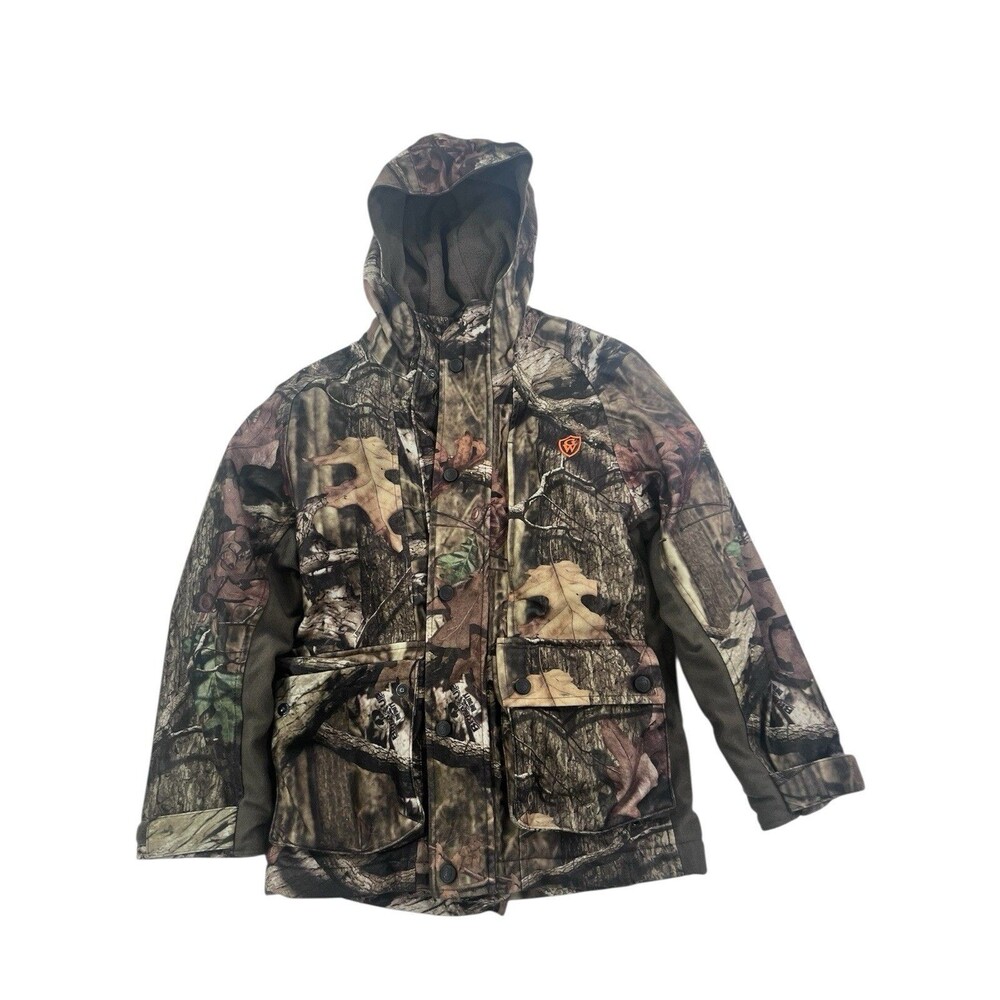 Game Winner Youth Full Zip Fleece Lined Hoodie hunting Jacket BreakUp Inf Camo